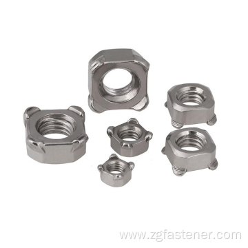 SUS304/316 stainless steel square nuts DIN928